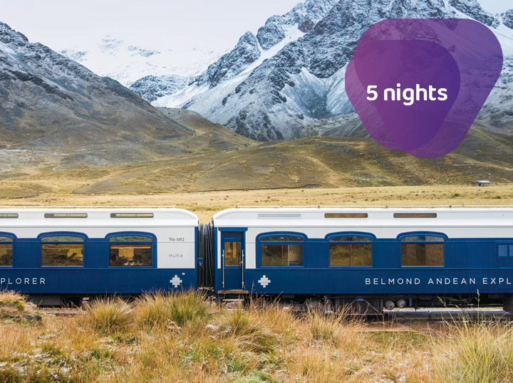 Tren Andean Explorer y Machu Picchu